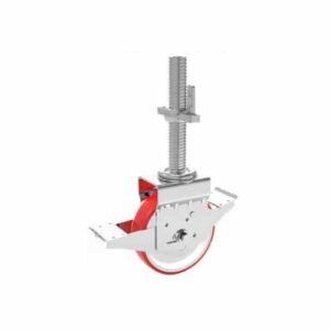 CASTER WHEEL WITH ADJUSTABLE SCREW JACK HZZ