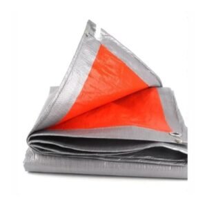 Tarpaulin Orange/Silver 120gsm